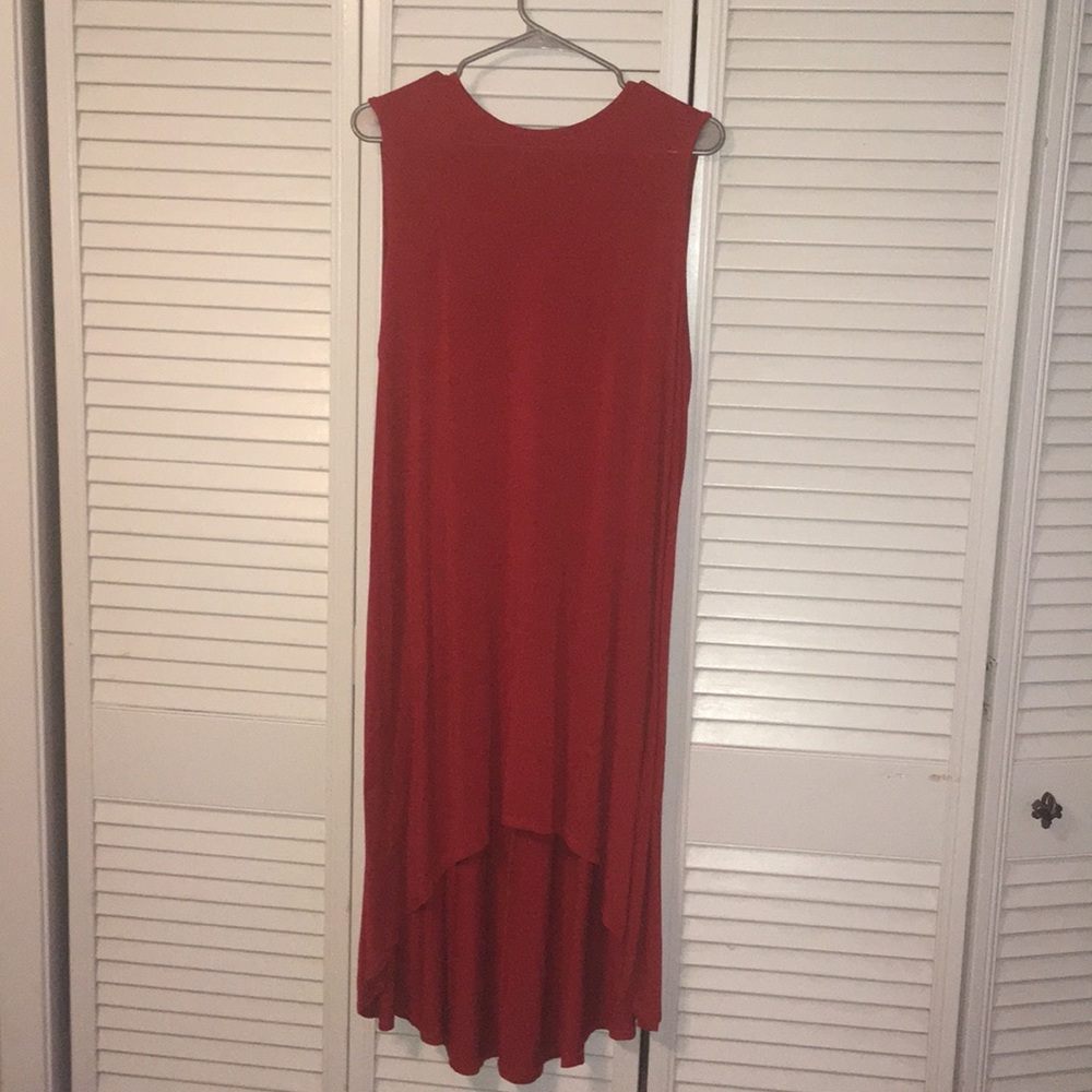 Orange High-Low Dress. Never Worn